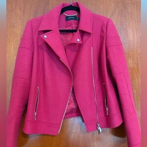 Karen Millen Fuchsia Bomber Jacket